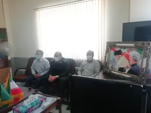 دیدار جمعی از کارکنان ناحیه مقاومت بسیج اردکان با رئیس اداره تبلیغات اسلامی اردکان