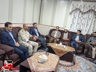 دیدار صمیمانه رئیس و اساتید دانشگاه سراوان با فرمانده سپاه شهرستان سراوان