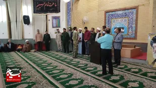 برگزاری تکریم و معارفه فرمانده پایگاه بسیج ثارالله شهر رویان+ تصاویر