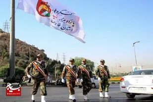 اهتزاز پرچم کنگره سرداران، امیران و ۱۵ هزار شهید استان فارس در شیراز