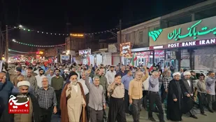 حماسهای بی پایان در پشتیبانی از رهبری و رزمندگان اسلام در گتوند