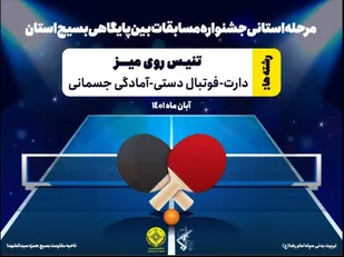 مرحله استانی مسابقات ورزشی بین پایگاهی بسیج خراسان رضوی