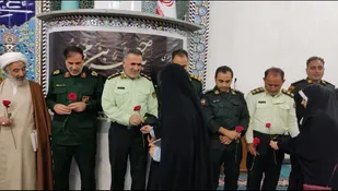 تجلیل بانوان کوهدشتی از پرنسل انتظامی و نظامی کوهدشت  و حمایت از طرح نور