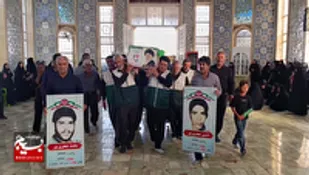 آسمانی شدن مادر شهیدان جعفری پور