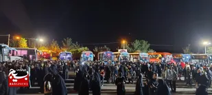 اعزام اولین کاروان مردم شاهرود برای وداع با رهبر شهید +تصاویر و کلیپ