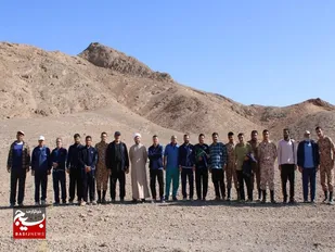 همایش پیاده روی کارکنان ناحیه مقاومت بسیج سپاه شهرستان جرقویه