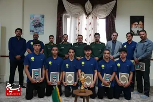 تجلیل از تیم کاراته سپاه ثارالله