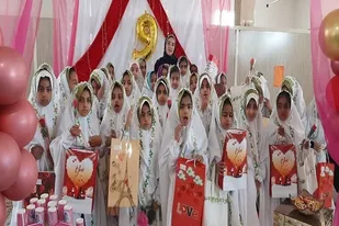 برگزاری جشن تکلیف دختران در مهرستان