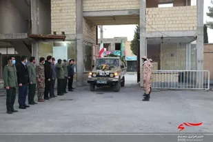 میزبانی سپاه لردگان از شهید گمنام