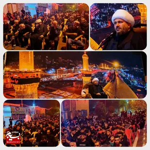 مراسم روضه&zwnj;خوانی شب تاسوعای حسینی در ترکالکی گتوند برگزار شد