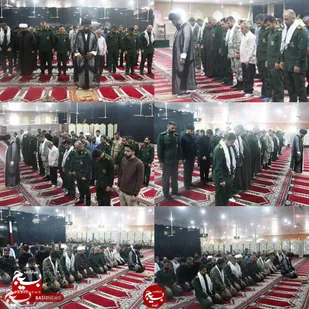 دیدار پایوران ناحیه مقاومت بسیج ایذه با امام جمعه شهرستان