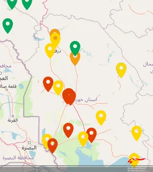 افزایش آلودگی هوا در هفت شهر خوزستان