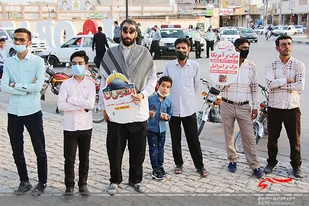 جشن پیروزی فلسطین در برازجان