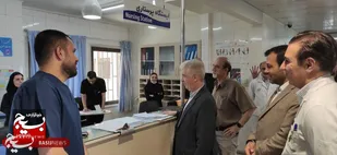 بازدید مدیر درمان تامین اجتماعی استان از بیمارستان فوق تخصصی البرز و قدردانی از زحمات کارکنان/کارکنان درمان همیشه در شرایط بحرانی بدور از خانواده&zwnj;های خویش و با ایثار در حال ارائه خدمت هستند