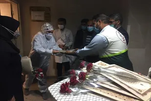 تجلیل از کادر درمان در زاهدان