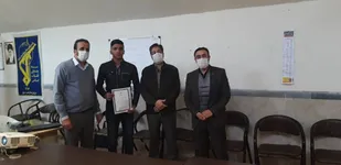 تجلیل از ووشوکار بسیجی دارنده نشان طلای آسیا
