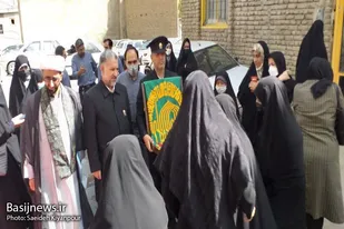 حضور خادمین رضوی در موسسه فرهنگی هنری قرآن و عترت فانوس هدایت استان همدان