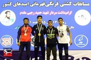 کسب مقام سوم توسط کشتی&zwnj;گیر بوشهری