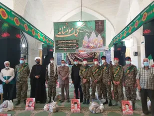 استمرار نهضت کمک مومنانه پایگاه بسیج امام حسن (ع) حوزه مقاومت بسیج فجر امامشهر یزد