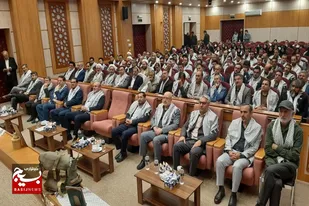 مراسم گرامیداشت هفته دفاع مقدس در دادگستری استان همدان&nbsp;