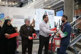 برگزاری مراسم استقبال از ملی&zwnj;پوشان ایران در فرودگاه امام خمینی(ره)