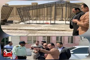 بازدید فرماندار زاهدان از پروژه احداث فود استریت در بلوار پیامبر اعظم (ص)
