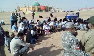 بازدید کاروان راهیان نور بوکان از مناطق عملیاتی جنوب کشور