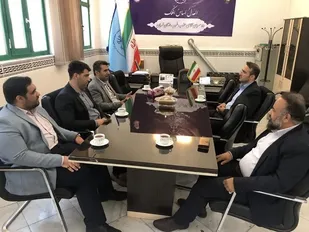 دیدار مسئول   بسیج حقوقدانان سپاه  سیدالشهدا (ع) با رئیس مجتمع قضایی نیروهای مسلح غرب استان تهران