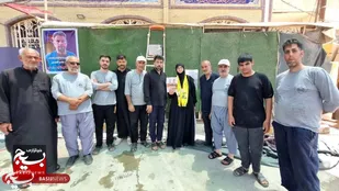 مادر شهیدان لبنانی فرزندانش را نذر حسین(ع) کرد