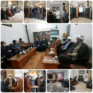 دیدار باجانبازان شهرستان راز و جرگلان به مناسبت ولادت حضرت عباس (ع) و روز جانباز