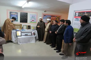 بازدید امام جمعه و مسئولین رزن از نمایشگاه دستاوردهای صالحین