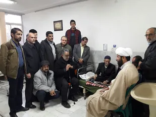 مسؤولان بسطام با خادم امام خمینی (ره) دیدار کردند