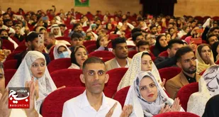 جشن ازدواج ۴۰۰ زوج جوان در اهواز برگزار شد