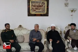 مسئول نمایندگی ولی&zwnj;فقیه در سپاه شهدای استان با خانواده شهید ولی&zwnj;زاده دیدار کرد