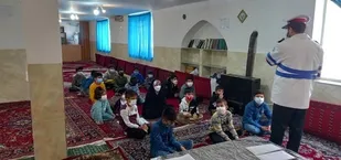 برگزاری کلاس توجیهی همیار پلیس برای کودکان مهد قرآنی در کرمانشاه