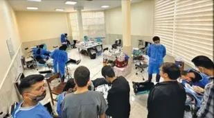 استقرار بزرگترین اردوی جهادی پزشکی در بیجار