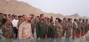 در رزمایش الی بیت المقدس سیریک برادران بسیجی توان رزمی خود را به نمایش گذاشتند
