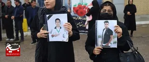 پیکر ورزشکار سوسنگردی زلزله ترکیه در زادگاهش تشییع شد