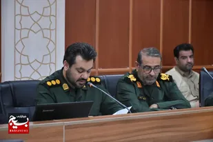 برگزاری سومین جلسه شورای عالی قرارگاه مهارت&zwnj;آموزی کارکنان وظیفه سپاه خوزستان با حضور مسئولان استانی