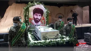 پیکر مطهر شهید جعفر نوروزی در اراک تشییع شد