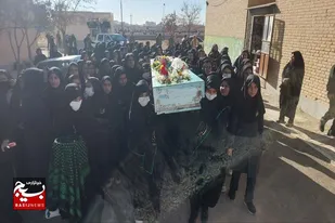 تشییع شهدای گمنام در شهرستان کبودراهنگ