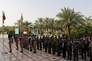 برگزاری صبحگاه مشترک به مناسبت سوم خرداد در طبس