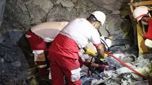 ۳ مصدوم و ۲ جان باخته در ریزش معدن پابدانا شهرستان کوهبنان