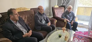 دیدار مدیرکل محیط زیست آذربایجان شرقی با خانواده شهید نوجوان محمدعلی احدی&zwnj;فرد