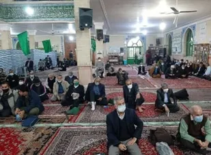 تجمع بسیجیان و پیشکسوتان جهاد و شهادت در مسجد امام رضا(ع) پیشوا