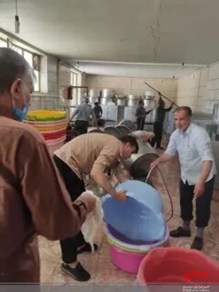 همزمان با عید غدیر پخت و توزیع 3500پرس غذا