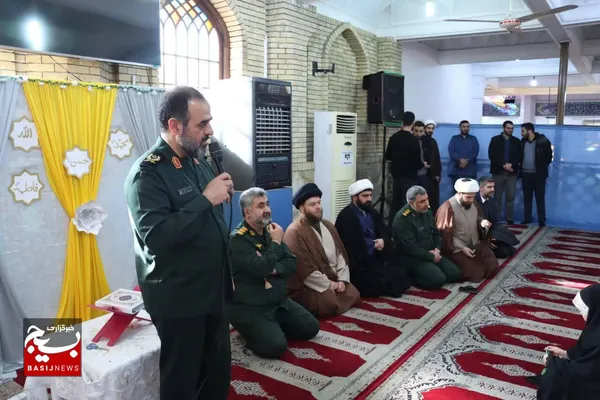 فرمانده سپاه قدس گیلان در جمع معتکفین