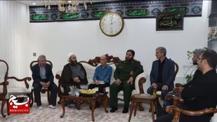 دیدار مسئولان مهرشهر کرج، با خانواده شهید مدافع حرم مرتضی قارلقی
