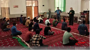 آموزش مقدماتی بسیج در پایگاه مقاومت بسیج شهدای ناوه برگزار شد