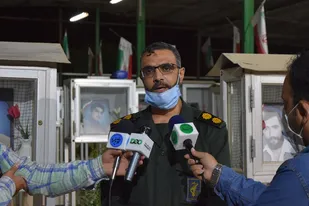 نشست خبری فرمانده ناحیه مقاومت بسیج محلات به مناسبت گرامیداشت هفته دفاع مقدس
